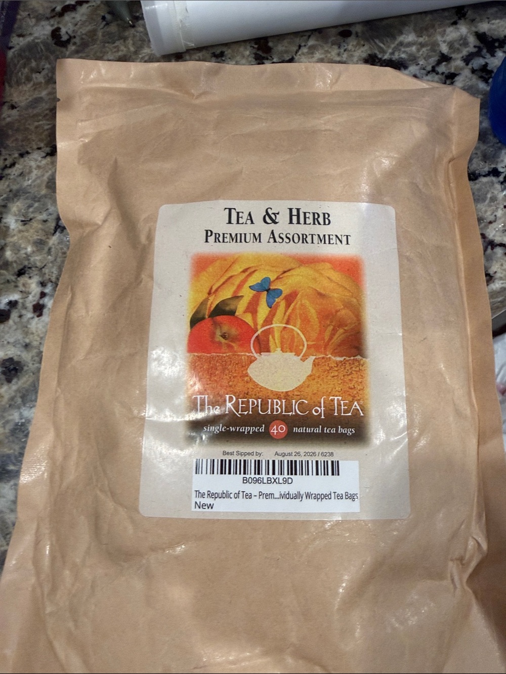 Premium Tea & Herb Assortment - Tan